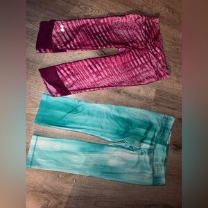 Under Armour Women’s active Capri leggings bundle Medium
